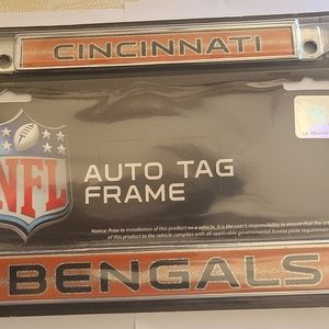 NFL Chrome License Plate Frame